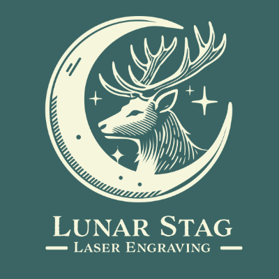 Lunar Stag Engraving